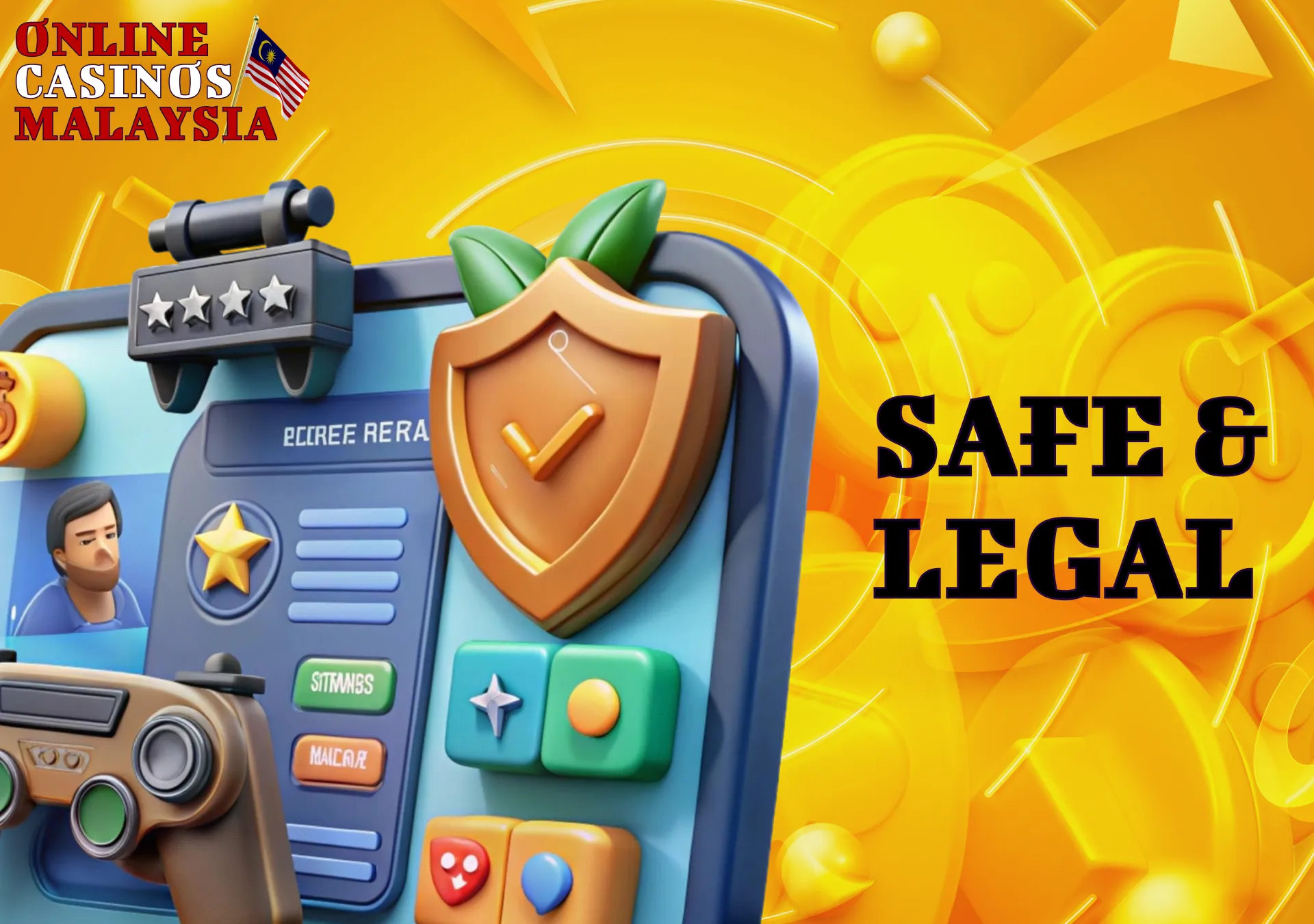 Safety and legality aspects of online casinos for players in Malaysia.