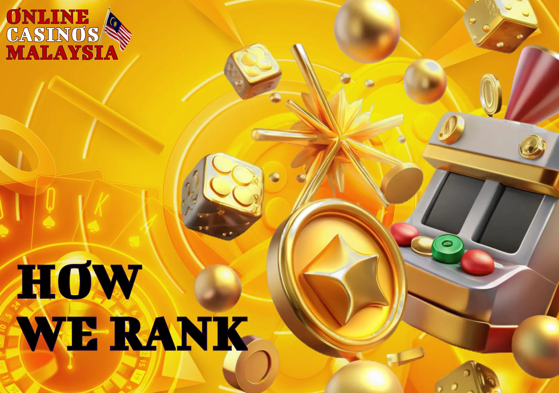 Evaluation criteria used to create an independent online casino ranking